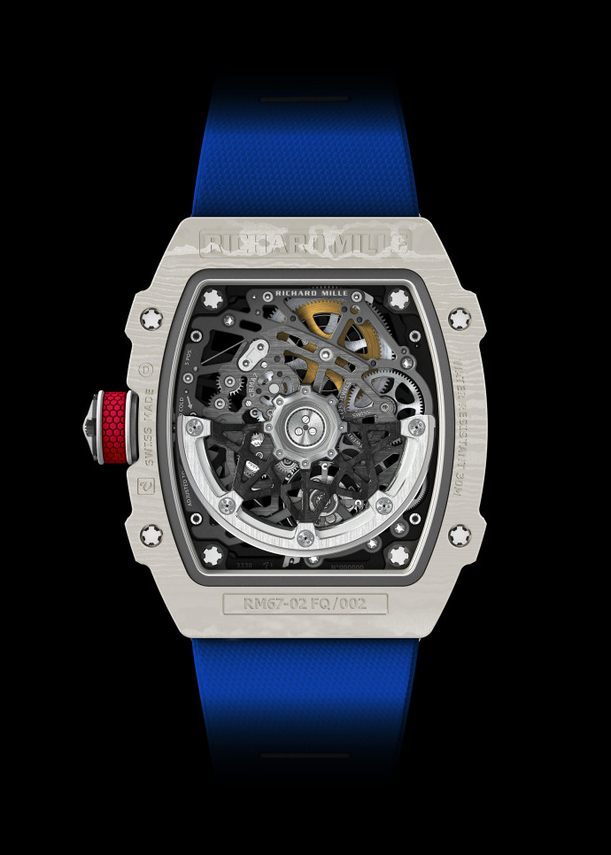 L’arrière de la montre RM 67-02 de Richard Mille