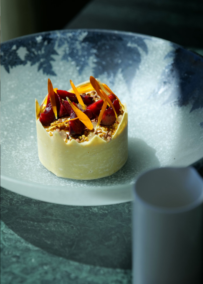 Un des desserts de Tess Evans-Mialet.