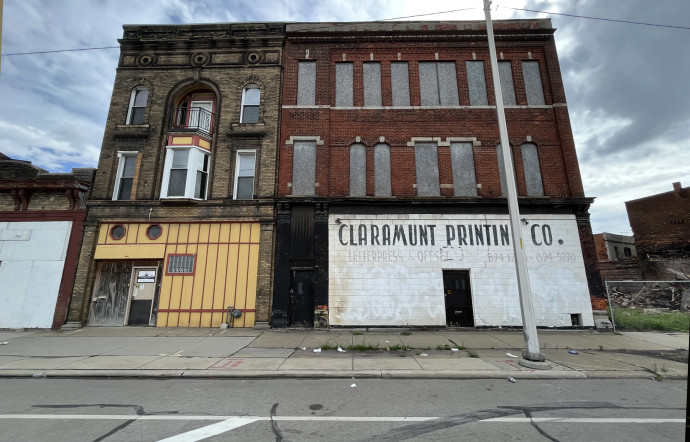Certaines habitations de Detroit sont encore à l’abandon.