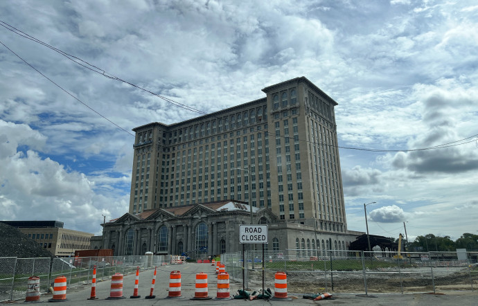 L’ancienne gare de Detroit, squattée pendant longtemps et désormais réhabilitée par Ford.