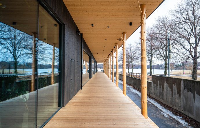 L’espace extérieur de Little Finlandia.