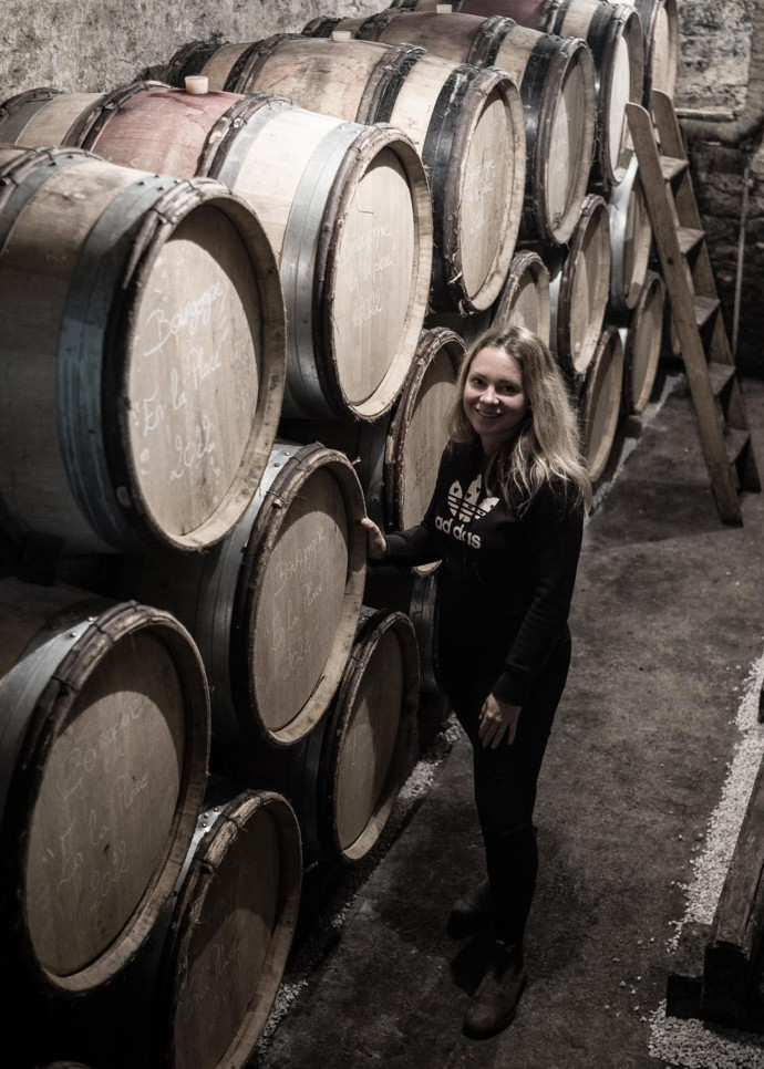 Camille Thiriet dans son domaine.