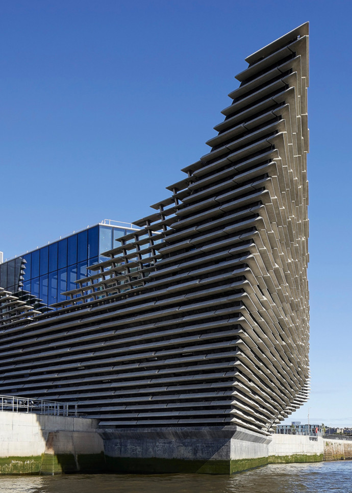 V&A Dundee par Kengo Kuma.