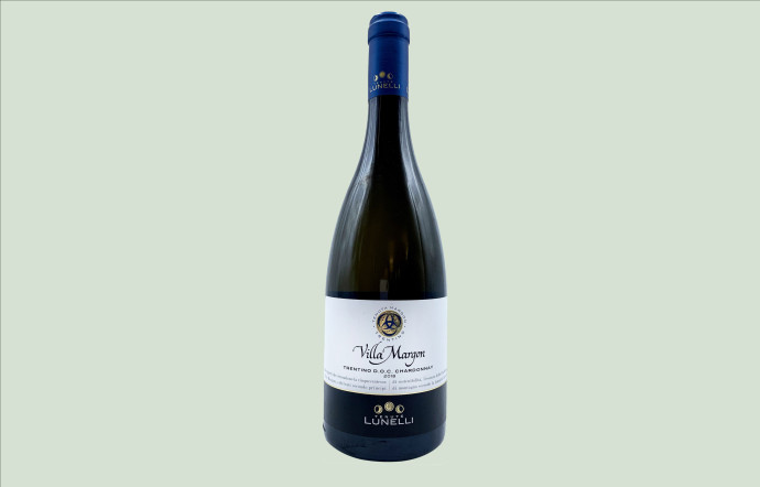 La bouteille Villa Margon chardonnay 2019 Appellation : Trentino. Prix : 31 €.