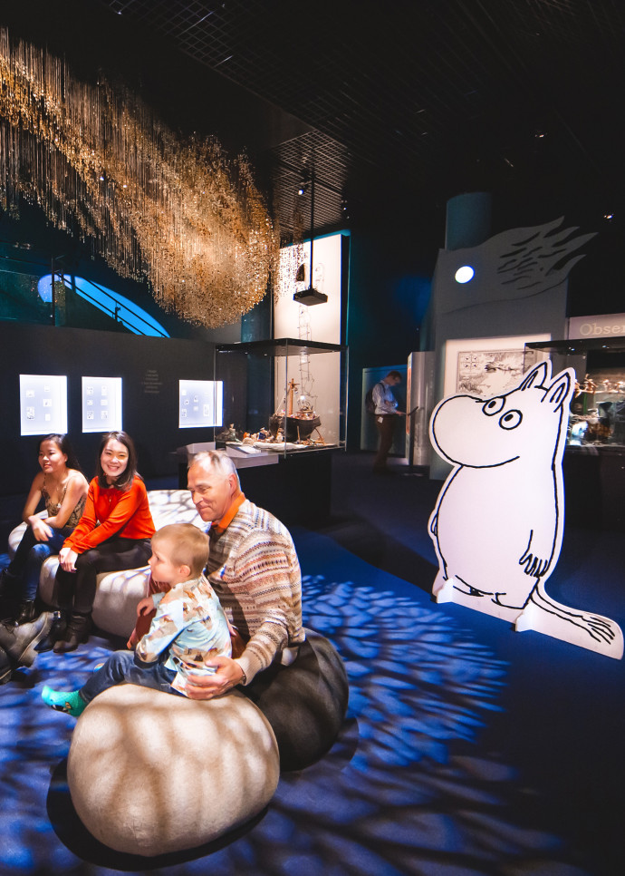 Au musée des Moumines, l’enfant est roi… Et la petite figure attendrissante, culte !