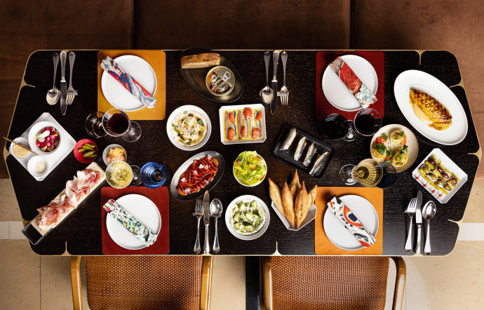 Le menu de Nonos s’oriente vers une cuisine généreuse et de partage.