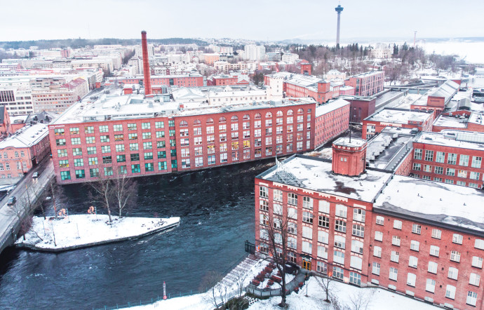 Finlayson, l’ancien quartier des manufactures industrielles à Tampere.