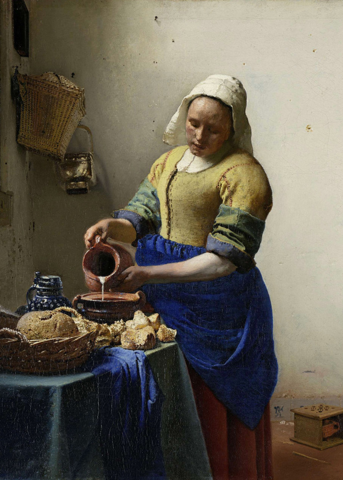 La Laitière, 1960, Johannes Vermeer.
