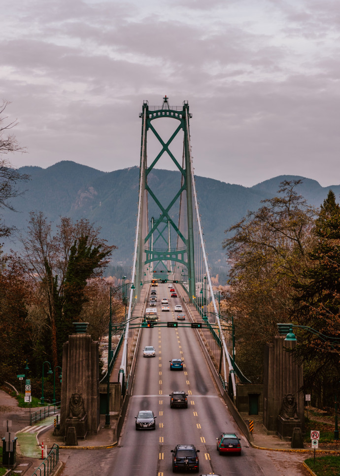 Lions Gate Bridge, Vancouver.