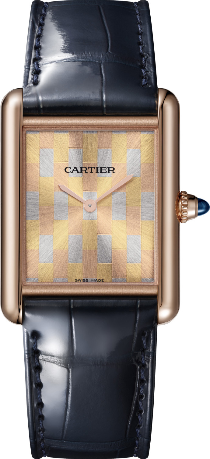 Une montre Cartier Tank avec un petit quelque chose en plus... 