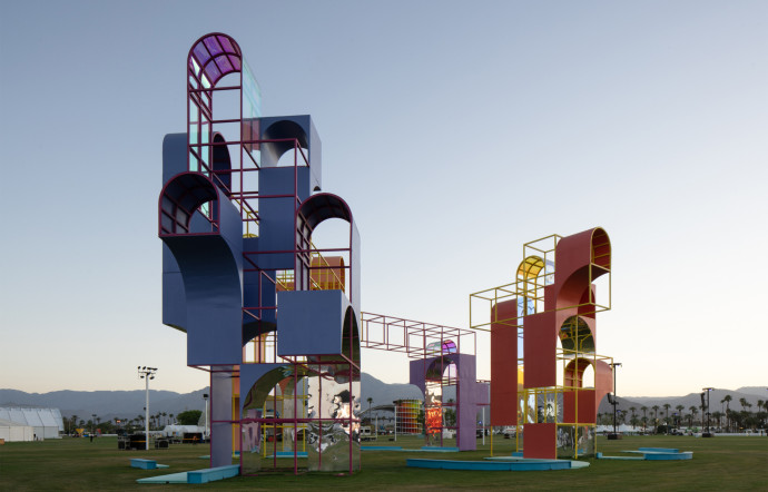 The Playground, d’Architensions, l’une des installations de Coachella 2022.