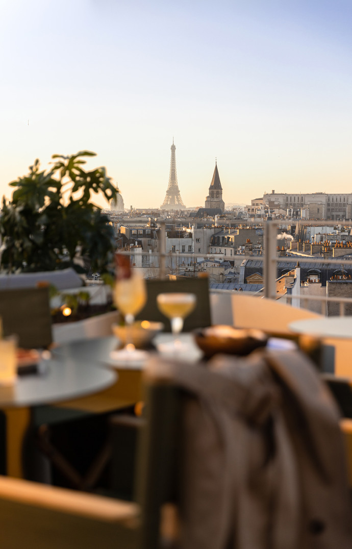 hotel dame des arts restaurants terrasses paris