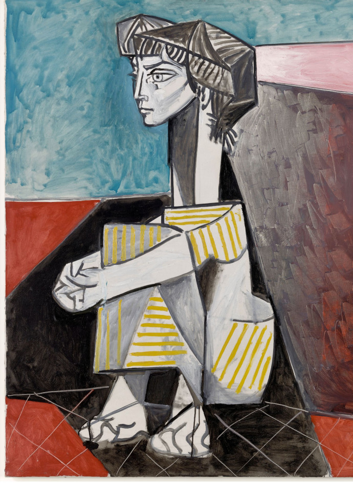 En regard des toiles maîtresses de Picasso, le parcours est aussi ponctué d’œuvres d’artistes contemporains, dont Guillermo Kuitca, Obi Okigbo, Mickalene Thomas ou encore Chéri Samba.