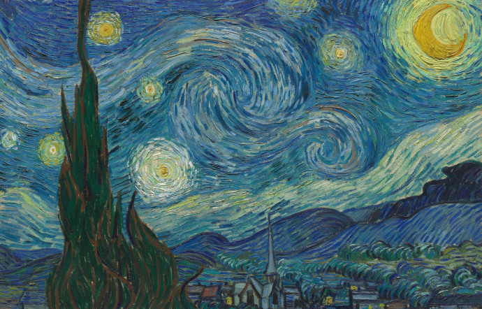  La Nuit étoilée, issue du MoMA, à New York de Van Gogh.