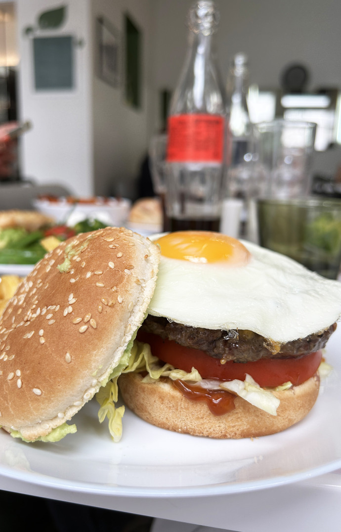 Le cheeseburger de Mar’co, dégusté en juillet 2023.