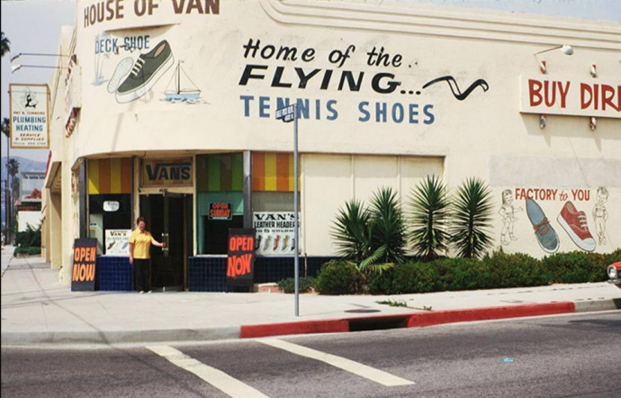 The Vans store in Anaheim, in the southern suburbs of Los Angeles.