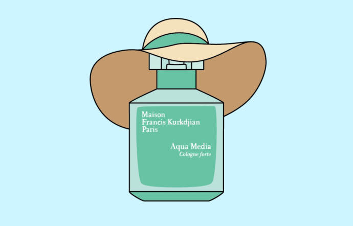 Aqua Media Cologne Forte (2023), Maison Francis Kurkdjian Paris. Parfumeur : Francis Kurkdjian. Eau de parfum, 70 ml, 175 €
