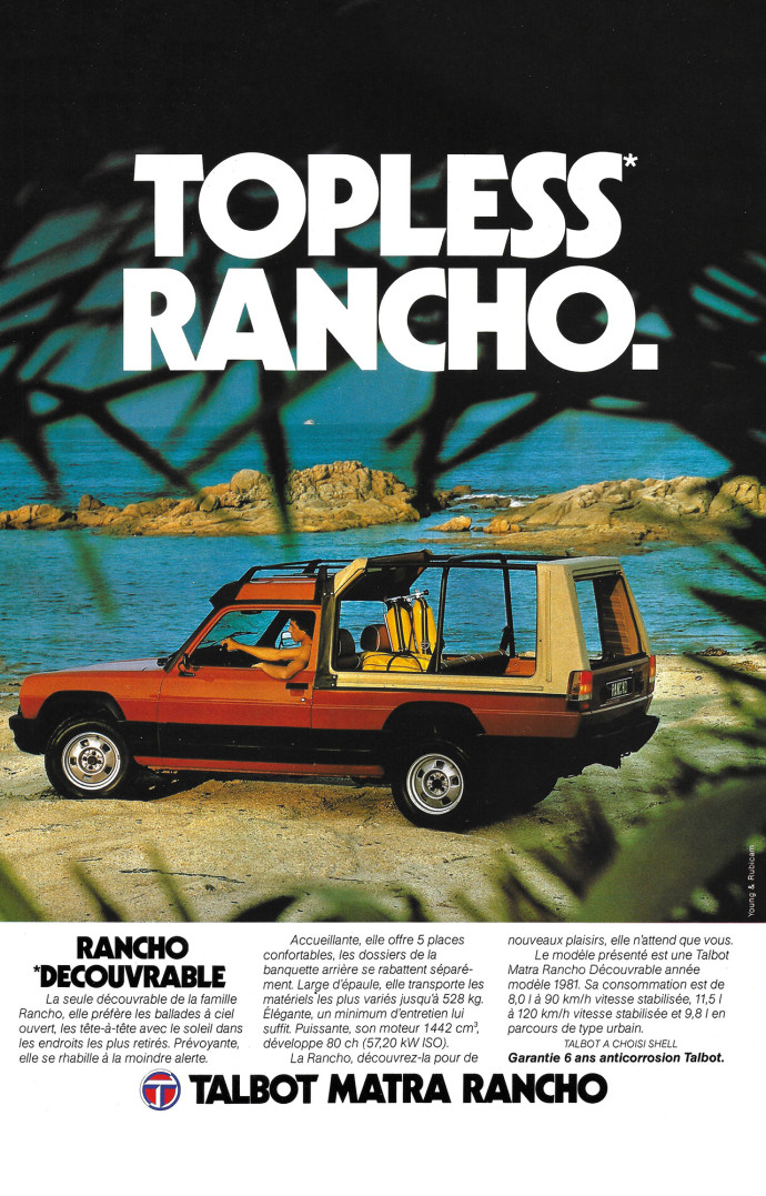 La Rancho littéralement « topless ».