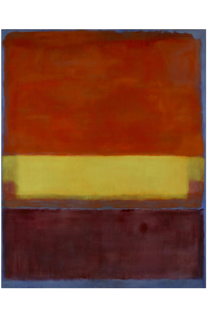 Mark Rothko,No. 9/No. 5/No. 18, 1952Huile sur toile294,6 x 232,4 cmCollection particulière© 1998 Kate Rothko Prizel & Christopher Rothko – Adagp, Paris, 2023
