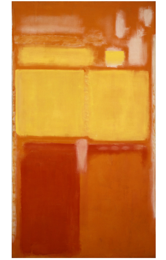 Mark Rothko,No. 21, 1949Huile et techniques mixtes sur toile238,8 x 135,6 cmThe Menil Collection, HoustonAcquired in honor of Alice and George Brownwith support from Nancy Wellin and Louisa Sarofim © 1998 Kate Rothko Prizel & Christopher Rothko – Adagp, Paris, 2023