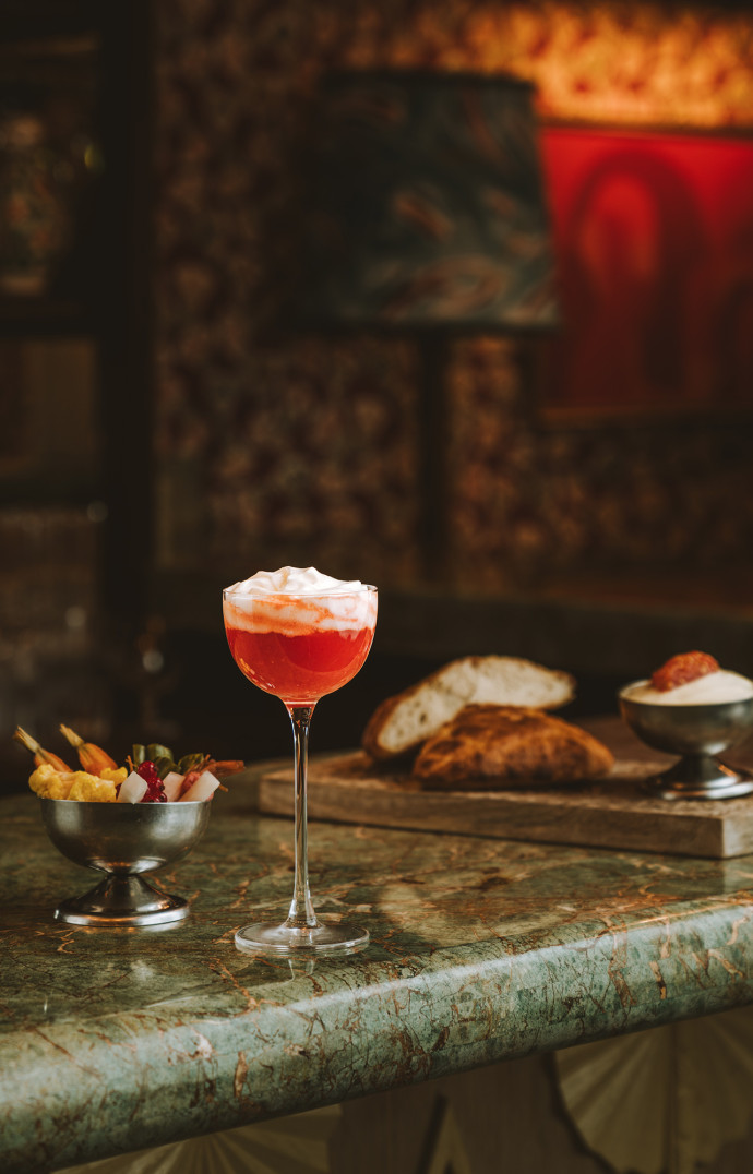 Un cocktail comme dessert, un dessert comme cocktail ? C’est la magie du restaurant Boubalé, à l’hôtel Grand Mazarin.