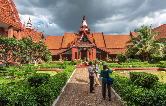 Le musée national du Cambodge.
