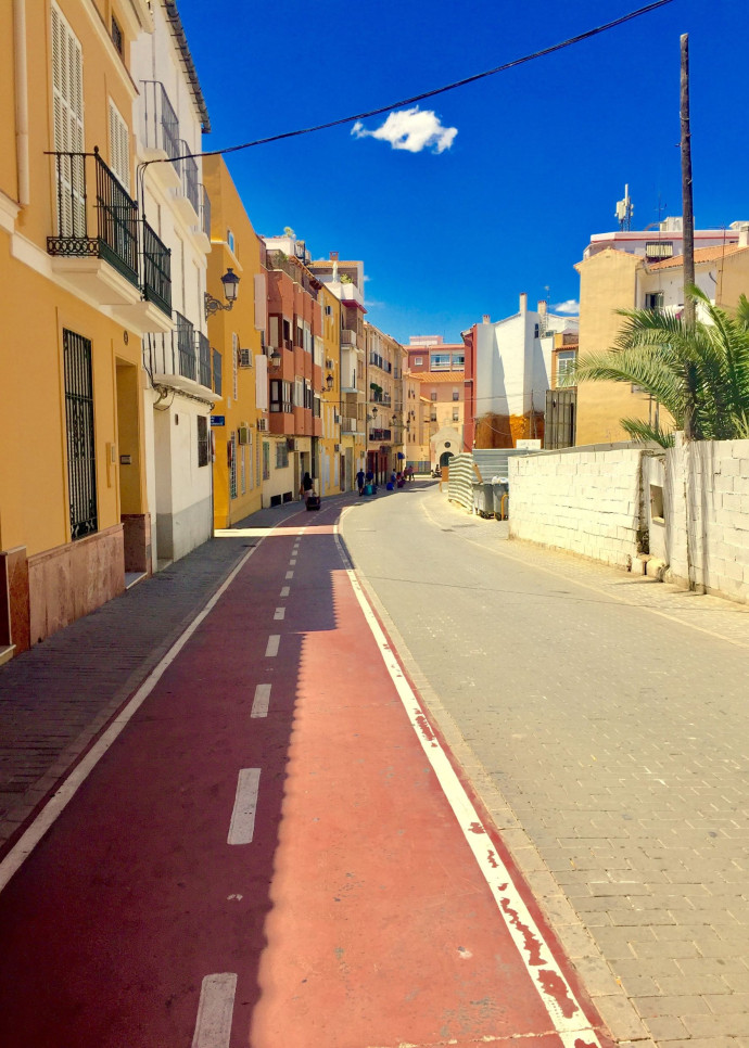 Dans les rues de Malaga.