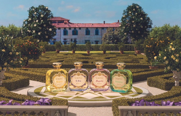 Les 4 eaux de parfum de la collection I Giardini Medicei illustrent les senteurs des jardins somptueux des Médicis à Florence.