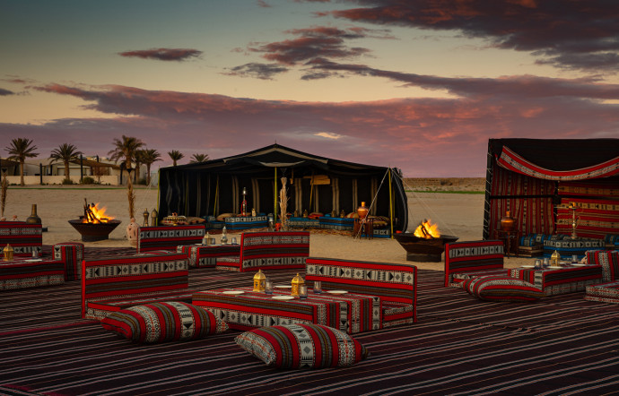 Les Nuits Berbères sont un concept de dîner unique de l’Anantara Sahara Tozeur Resort.