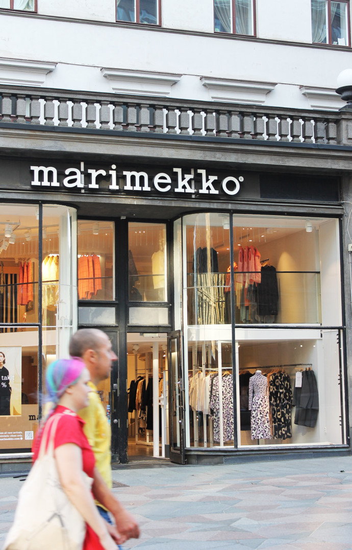 Une boutique Marimekko à Helsinki.