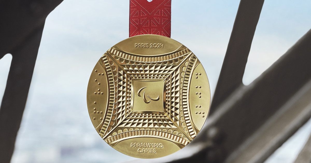 Médaille Souvenir Paris 2024 – Médaille Olympique Dorée – 330g – Collection JO
