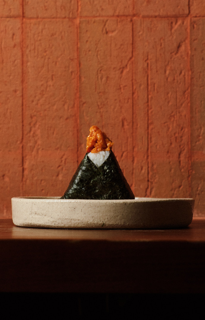 L’onigiri épicé à la crevette « Ebi Chili ».