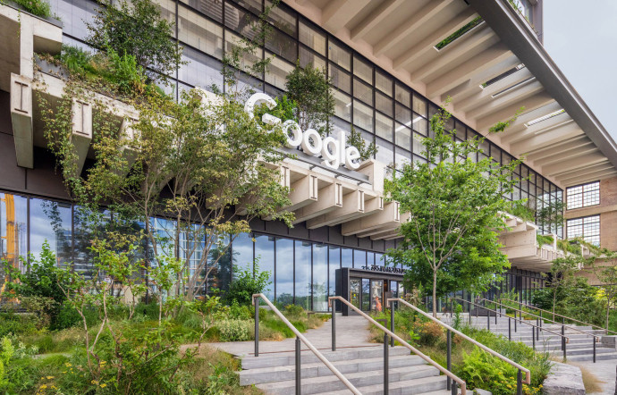 nouveaux bureaux de google à manhattan à new york