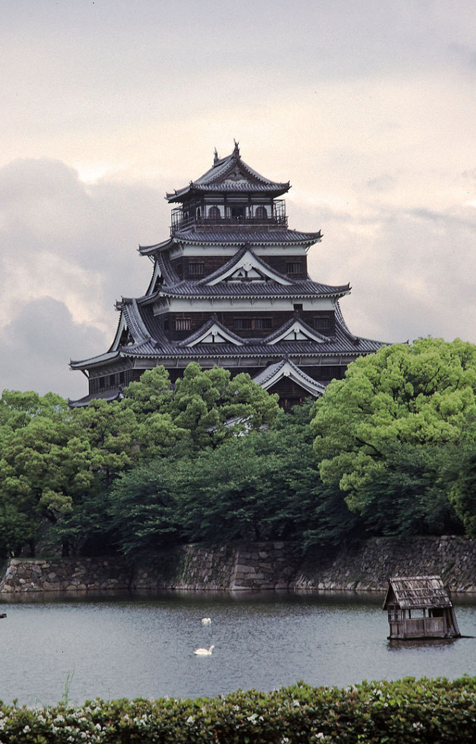Le château d’Hiroshima.