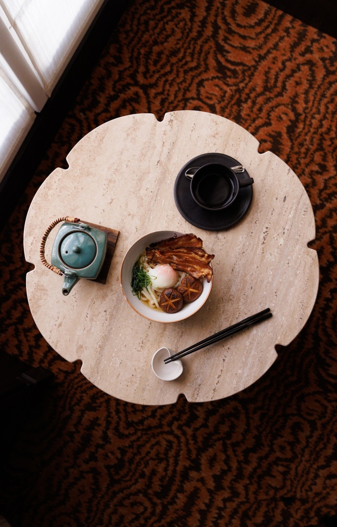 Les breaksfast udon.