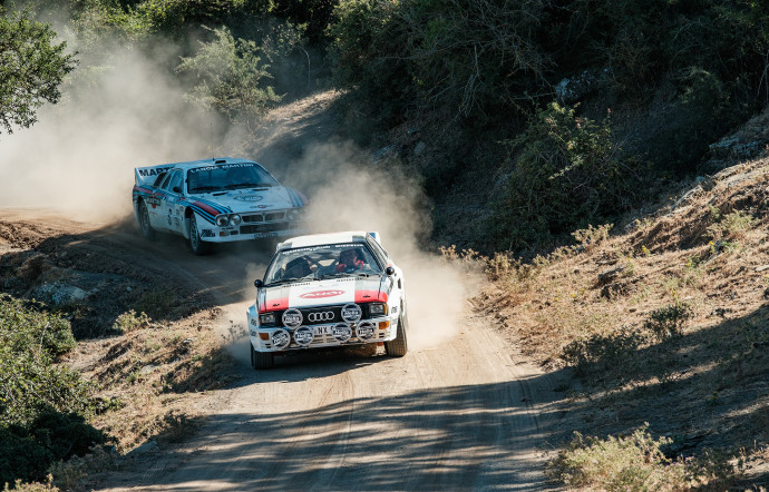 La course poursuite de Race for Glory: Audi vs Lancia.