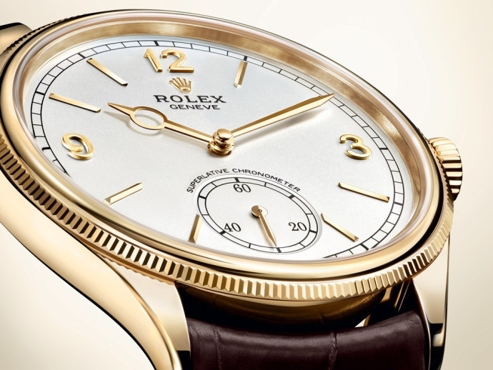 Une Rolex Perpetual 1908 doté d’un chronographe.
