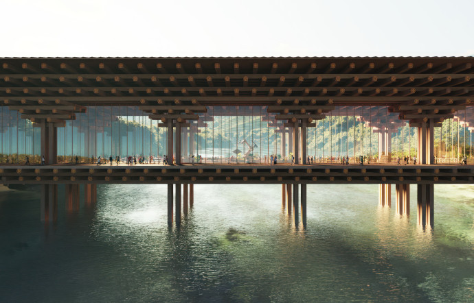 Chacun des ponts est conçu pour être combiné à des fonctions culturelles, éducatives, récréatives et infrastructurelles.