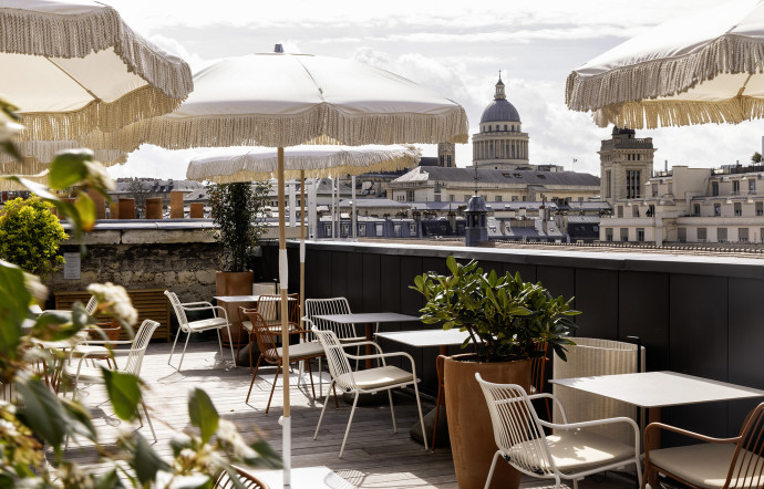 terrasses terrasse restaurant paris hotel pilgrim