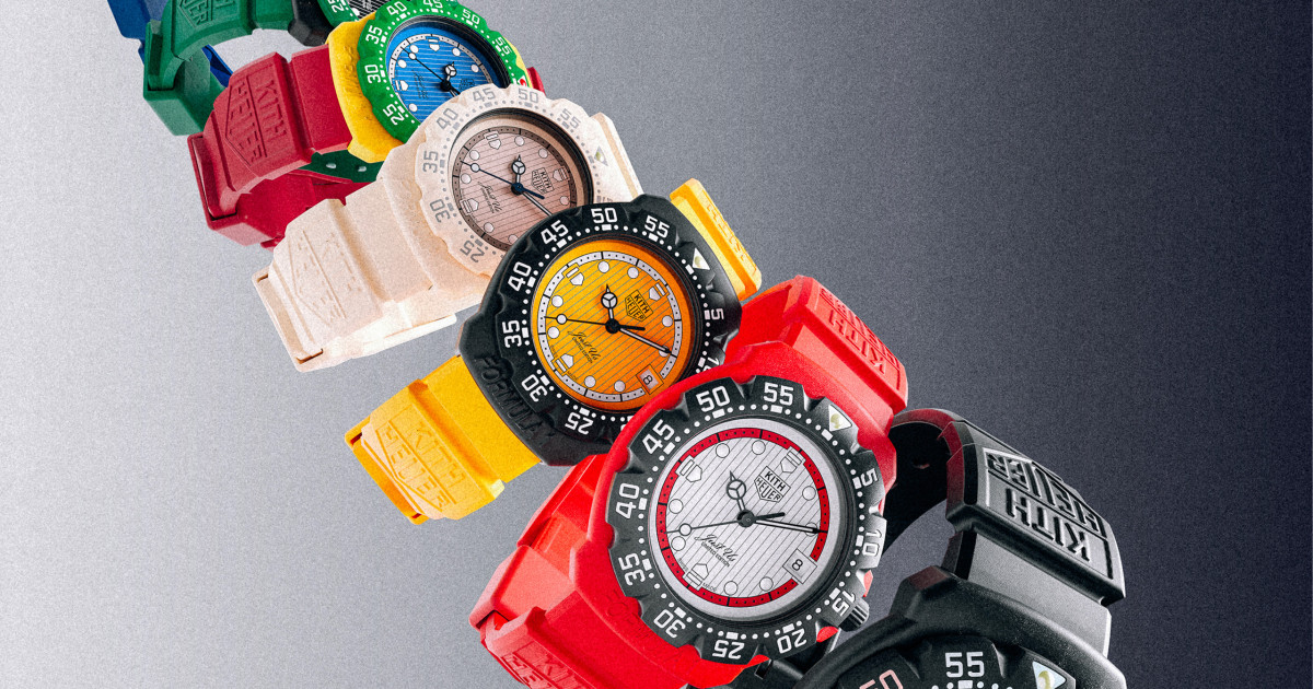TAG Heuer and Kith: a collaboration that brings an icon back to life