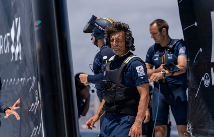 Thierry Douillard, le coach de l’équipe Challenger tricolore de la 37è Coupe de l’America ©OERT