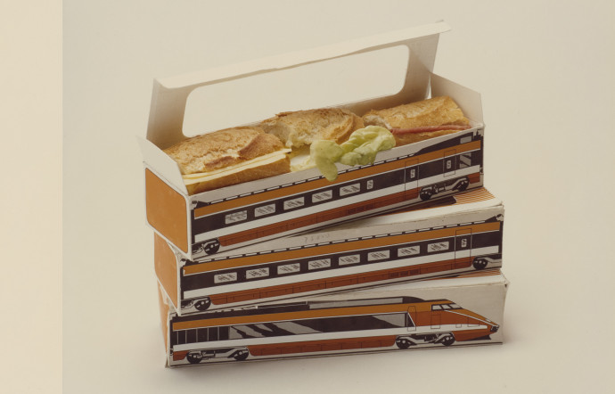 « Sandwich 260 » proposé à bord des TGV, 1981.