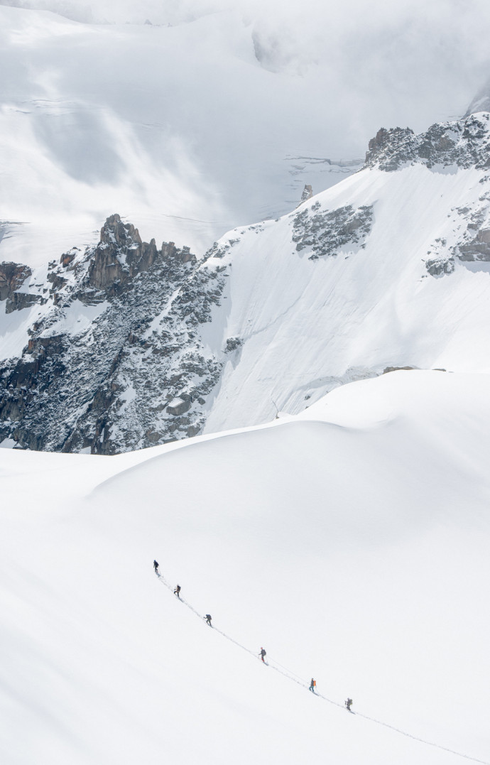 Décor de carte postale pour ces alpinistes ©Andersson