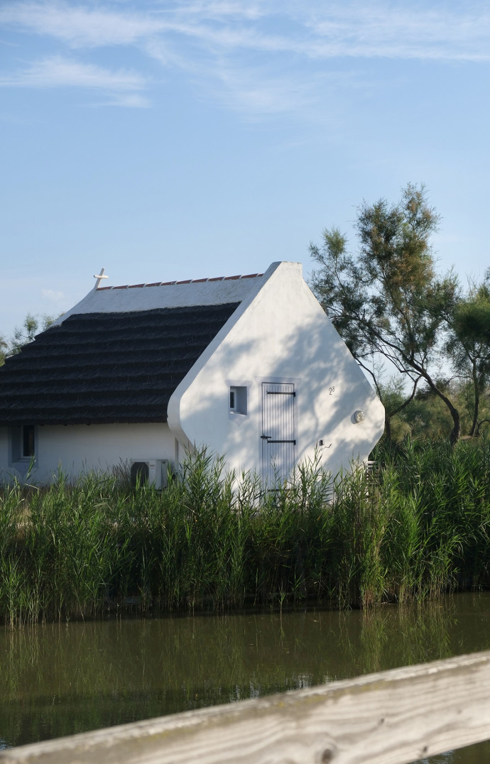 Une cabane de gardian.