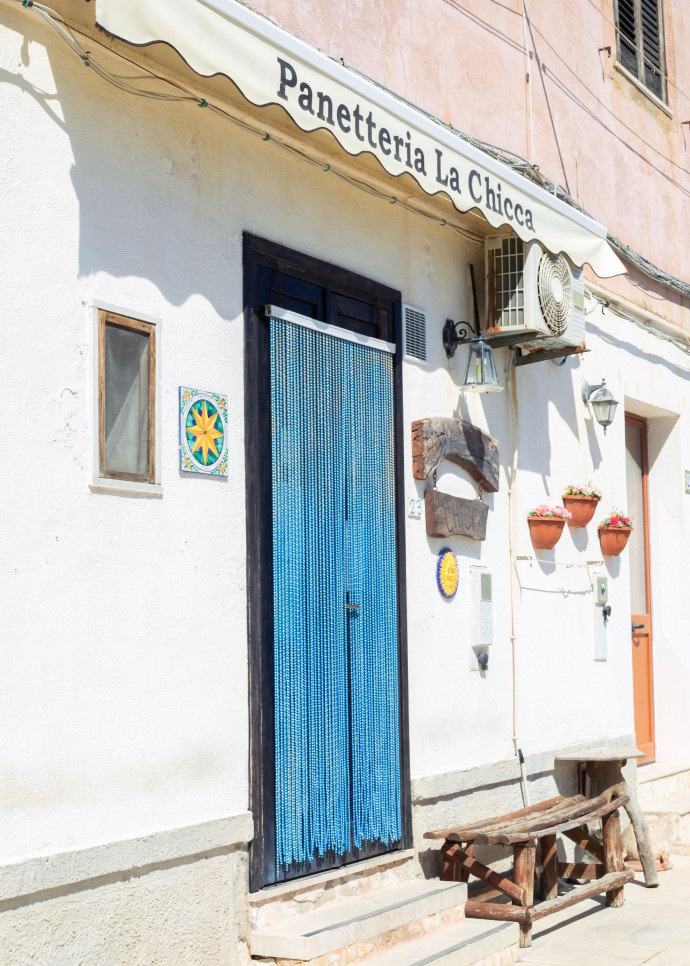 Une excellente boulangerie de Levanzo.