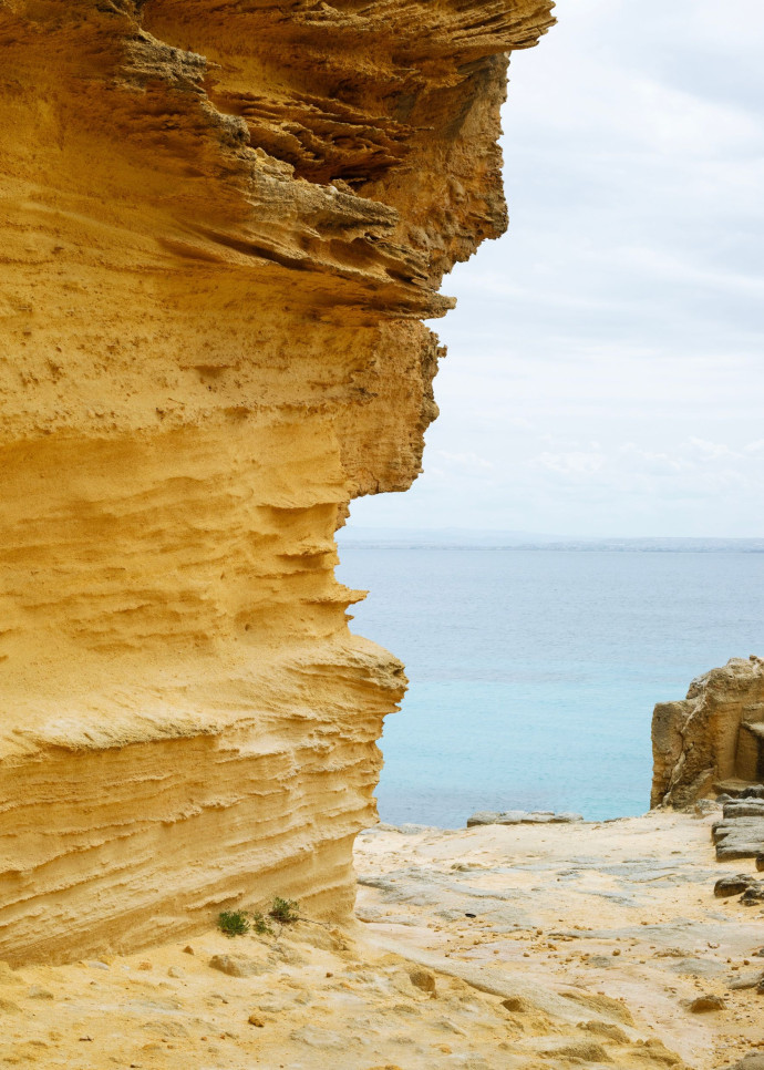 La crique de Bue Marino, à Favignana.