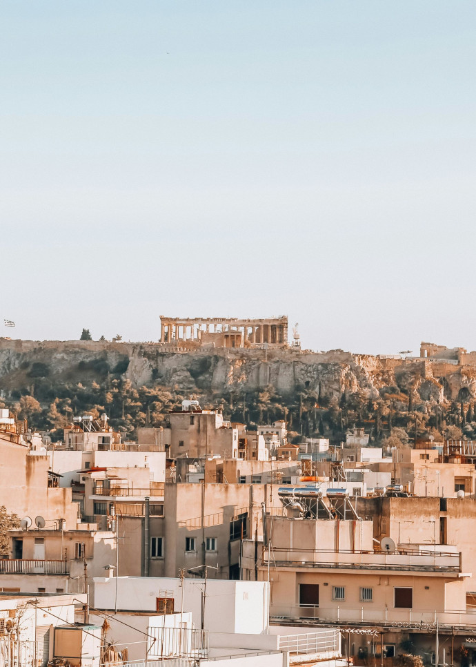 Vue de la ville d’Athènes.