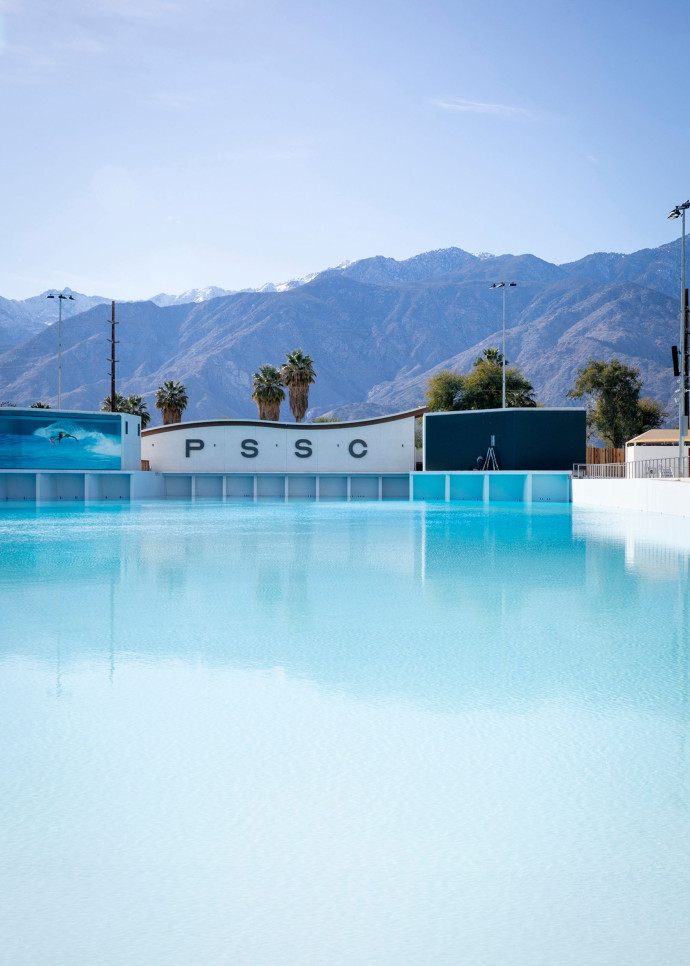 Le complexe aquatique « The Palm Springs Surf Club ».