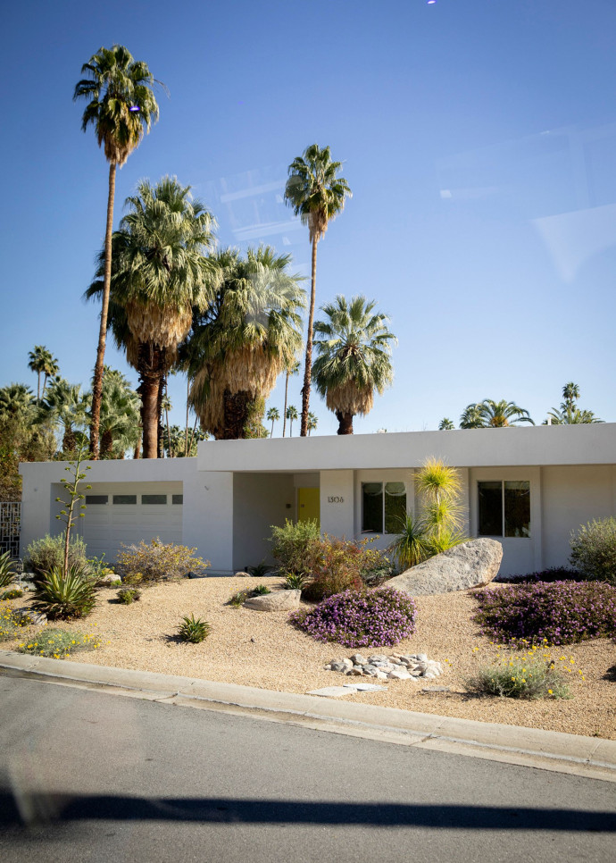 L’une des demeures modernistes de Palm Springs.