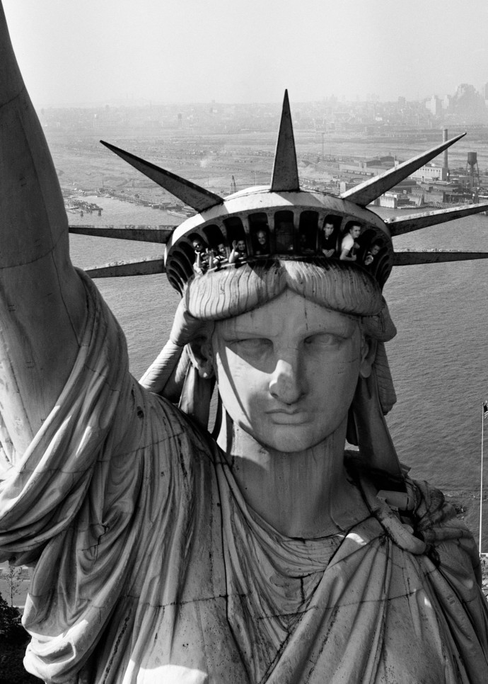 La photographie « The Statue of Liberty », 1963, de Margaret Bourke-White.